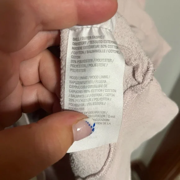 Peace Love World Light Pink Hoodie - Picture 4 of 6